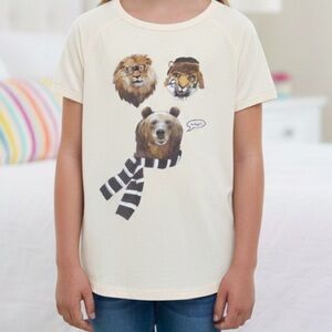 CIRCO Girls Graphic Short Sleeve Animal Tee